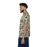 Tropical Piano Print Men's Sports Jersey - Beach Vibes Apparel