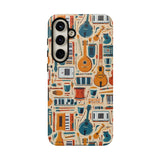 Musical Instruments Design 01 on Samsung Galaxy Phone Case - Floral Design for Music Lovers