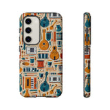 Musical Instruments Design 01 on Samsung Galaxy Phone Case - Floral Design for Music Lovers
