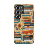 Musical Instruments Design 02 on Samsung Galaxy Phone Case - Beautiful Design for Music Lovers