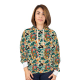 Tropical Piano Paradise Unisex Pullover Hoodie - Beach Vibes & Floral Print