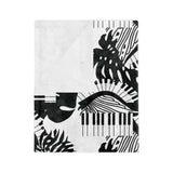 Piano Keys Velveteen Minky Blanket 1