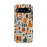 Musical Instruments Design 01 on Google Pixel Phone Case - Floral Design for Music Lovers