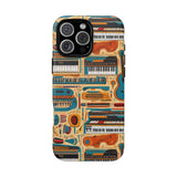 Musical Instruments Design 02 on iPhone Case - Lovely Design for Music Lovers