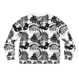 Piano Keys Design 02 on Lightweight Sweatshirt | Music Lover's Gift
