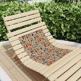 Musical instruments Design 01 on Beach Towel | Summer Ready Poolside Essential