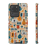 Musical Instruments Design 01 on Samsung Galaxy Phone Case - Floral Design for Music Lovers
