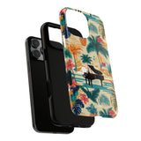 Tropical Piano iPhone Case - Floral Design for Music Lovers