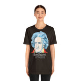 Beethoven Image on Unisex Jersey Short Sleeve Tee