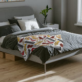 Musical Instruments Velveteen Minky Blanket 4
