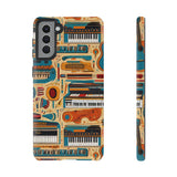 Musical Instruments Design 02 on Samsung Galaxy Phone Case - Beautiful Design for Music Lovers