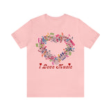 Copy of I Love Music Unisex Jersey Short Sleeve Tee (colour choices)