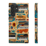 Musical Instruments Design 02 on Samsung Galaxy Phone Case - Beautiful Design for Music Lovers