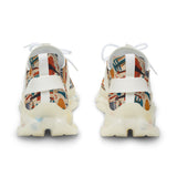 Musical Instruments Design 01 on Men's Mesh Sneakers - Perfect for Summer Adventures