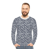 Music Notes Design 03 on Lightweight Sweatshirt | Music Lover's Gift