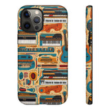 Musical Instruments Design 02 on iPhone Case - Lovely Design for Music Lovers