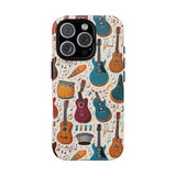 Musical Instruments Design 03 on iPhone Case - Beautiful Design for Music Lovers