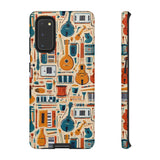 Musical Instruments Design 01 on Samsung Galaxy Phone Case - Floral Design for Music Lovers