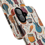 Musical Instruments Design 03 on iPhone Case - Beautiful Design for Music Lovers