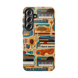 Musical Instruments Design 02 on Samsung Galaxy Phone Case - Beautiful Design for Music Lovers