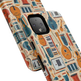 Musical Instruments Design 01 on Google Pixel Phone Case - Floral Design for Music Lovers