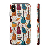 Musical Instruments Design 03 on iPhone Case - Beautiful Design for Music Lovers