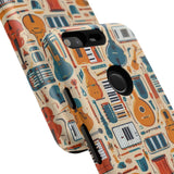 Musical Instruments Design 01 on Google Pixel Phone Case - Floral Design for Music Lovers