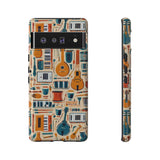 Musical Instruments Design 01 on Google Pixel Phone Case - Floral Design for Music Lovers