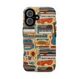 Musical Instruments Design 02 on iPhone Case - Lovely Design for Music Lovers