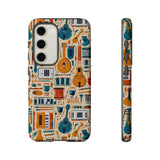 Musical Instruments Design 01 on Samsung Galaxy Phone Case - Floral Design for Music Lovers