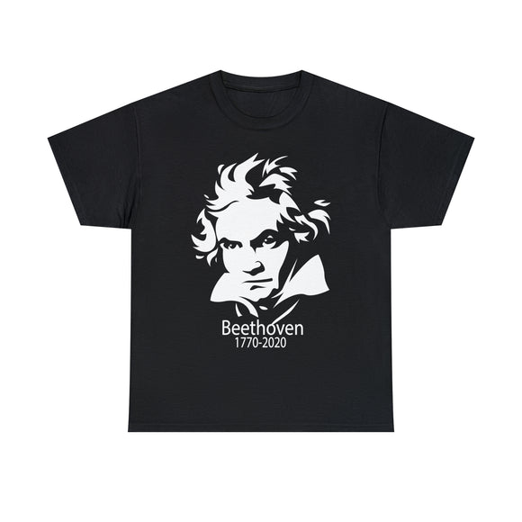 Beethoven Image on Unisex Heavy Cotton Tee