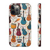 Musical Instruments Design 03 on iPhone Case - Beautiful Design for Music Lovers
