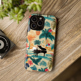 Tropical Piano iPhone Case - Floral Design for Music Lovers
