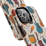 Musical Instruments Design 03 on iPhone Case - Beautiful Design for Music Lovers