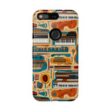 Musical Instruments Design 02 on Google Pixel Phone Case - Beautiful Design For Music Lovers