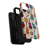 Musical Instruments Design 03 on iPhone Case - Beautiful Design for Music Lovers