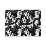 Piano Keys Velveteen Minky Blanket 7