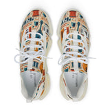 Musical Instruments Design 01 on Men's Mesh Sneakers - Perfect for Summer Adventures
