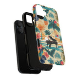 Tropical Piano iPhone Case - Floral Design for Music Lovers