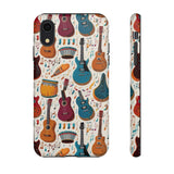 Musical Instruments Design 03 on iPhone Case - Beautiful Design for Music Lovers