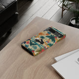 Tropical Piano Google Pixel Phone Case - Floral Design for Music Lovers