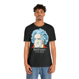Beethoven Image on Unisex Jersey Short Sleeve Tee