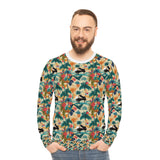 Tropical Piano Design 01 on Lightweight Sweatshirt | Music Lover's Gift
