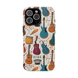 Musical Instruments Design 03 on iPhone Case - Beautiful Design for Music Lovers