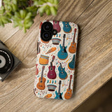 Musical Instruments Design 03 on iPhone Case - Beautiful Design for Music Lovers