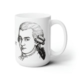 Ode To Mozart Design C on Ceramic Mug 15oz