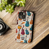 Musical Instruments Design 03 on iPhone Case - Beautiful Design for Music Lovers