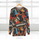 Piano Keys Unisex Sweatshirt (AOP) (7)