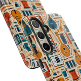 Musical Instruments Design 01 on Samsung Galaxy Phone Case - Floral Design for Music Lovers