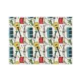 Musical Instruments Velveteen Minky Blanket 5